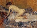 femme accroupie aux cheveux roux 1897 Toulouse Lautrec Henri de